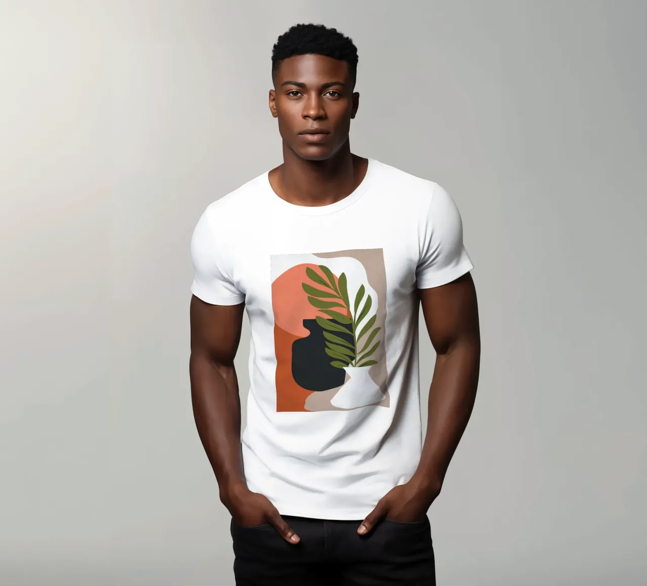 Abstracte kunst 40a t-shirt van ThingDesign