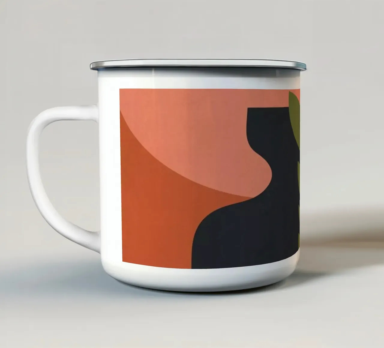 Arte astratta 40a tazza in smalto da ThingDesign
