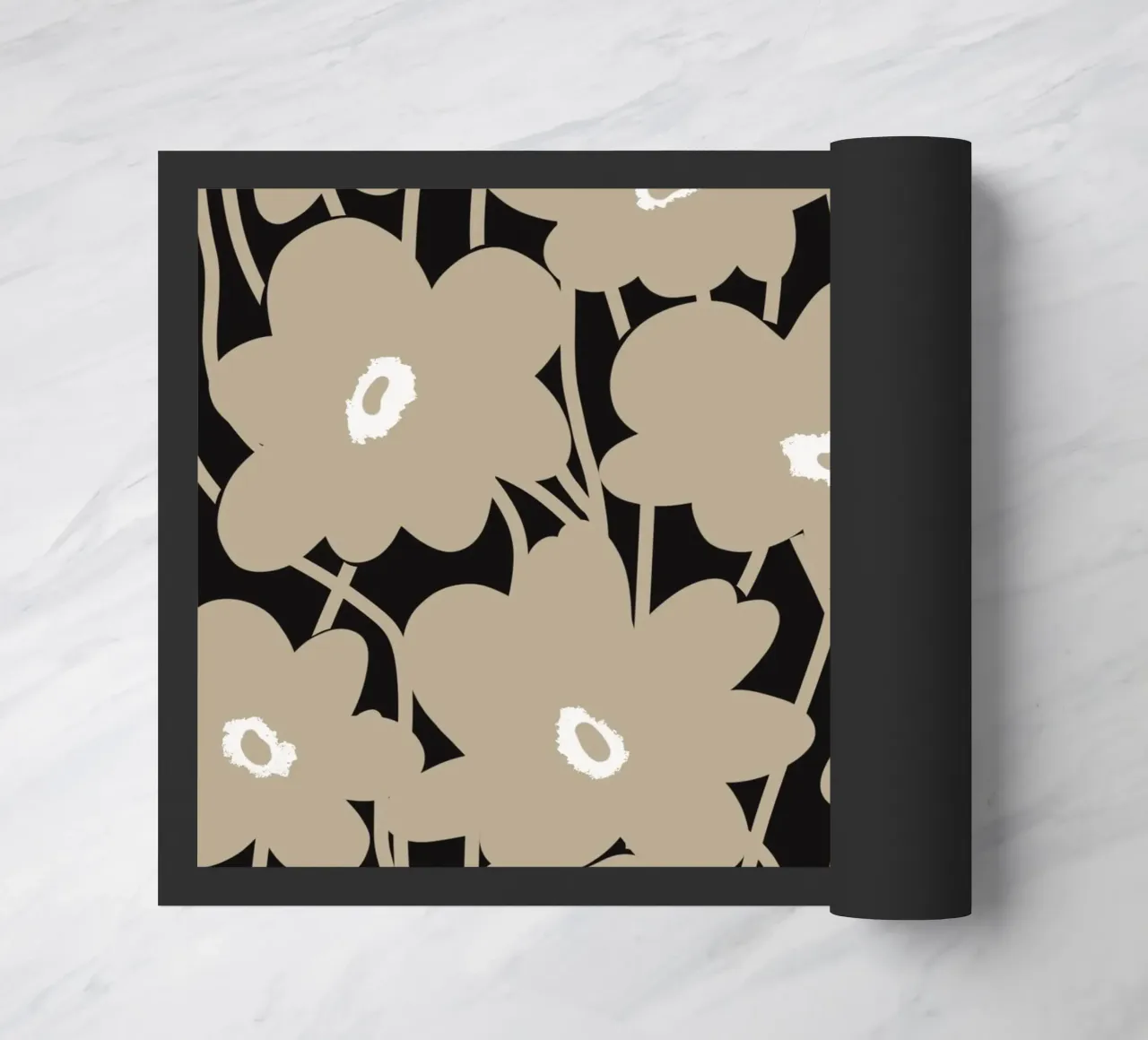 Botanical pattern 10 doormat by Little Dean