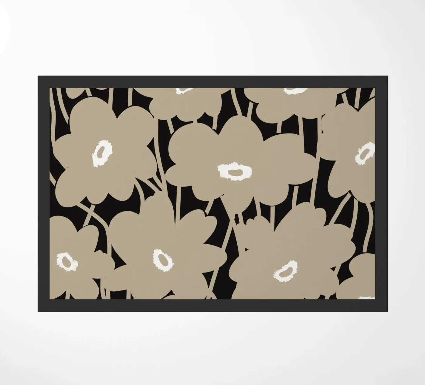 Botanical pattern 10 deurmat van Little Dean