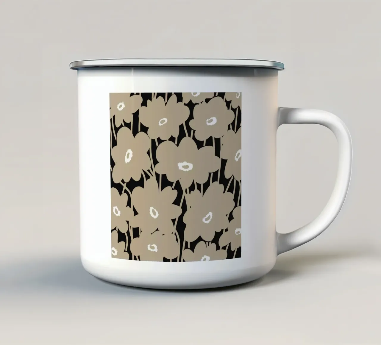 Motivo botanico 10 tazza in smalto da Little Dean
