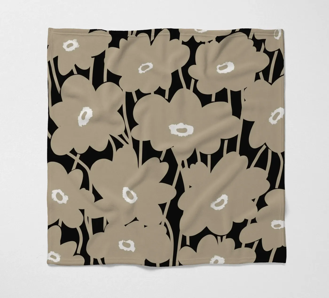 Botanisches Muster 10 Fleecedecke von Little Dean