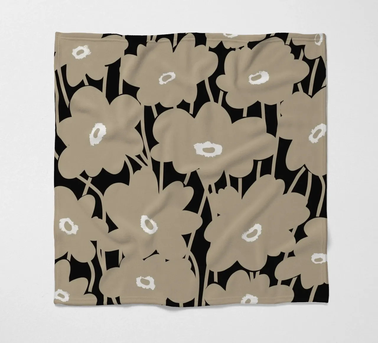 Botanisches Muster 10 Fleecedecke von Little Dean