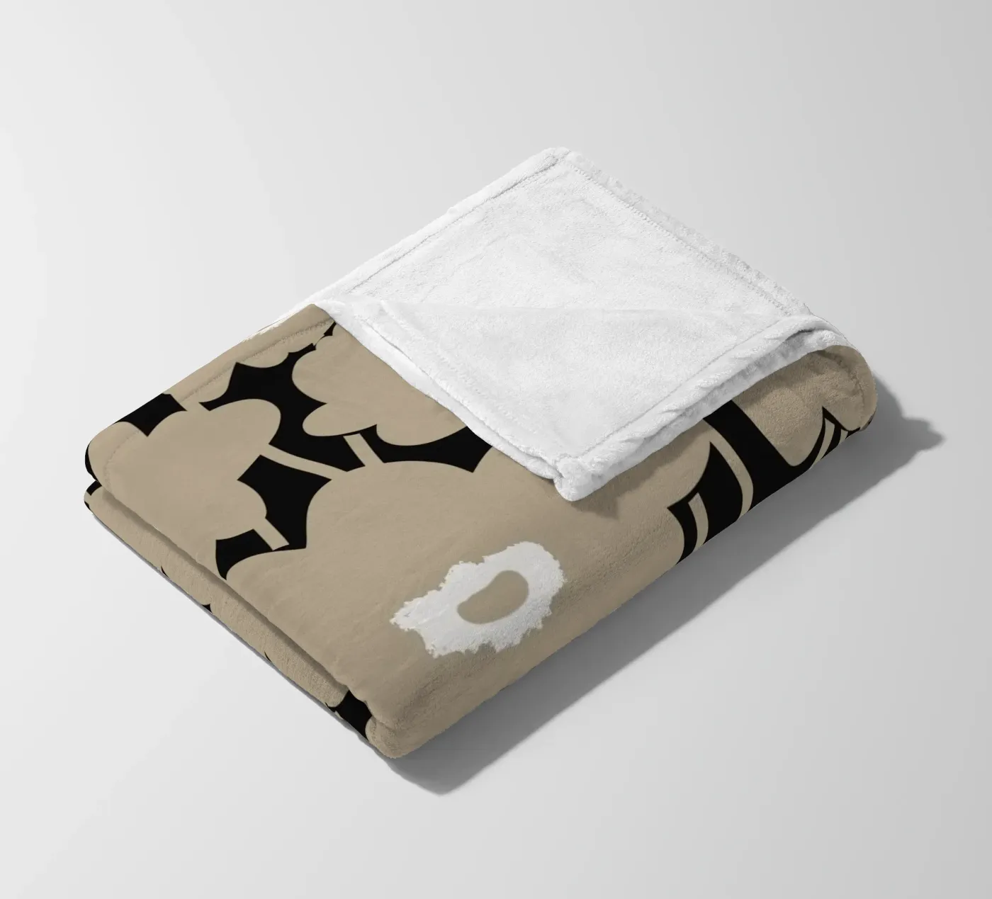 Botanisches Muster 10 Fleecedecke von Little Dean