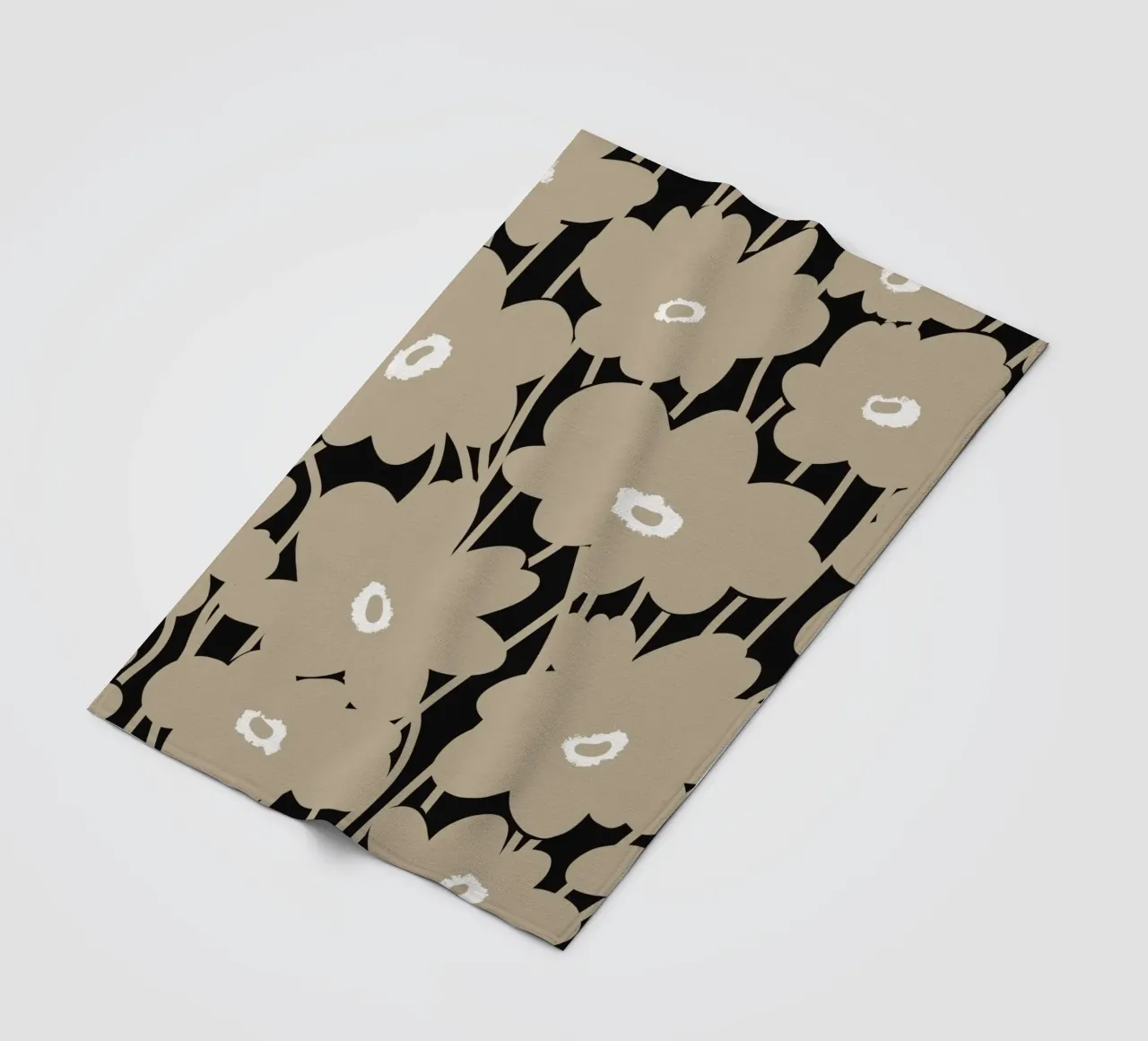 Botanisches Muster 10 Fleecedecke von Little Dean