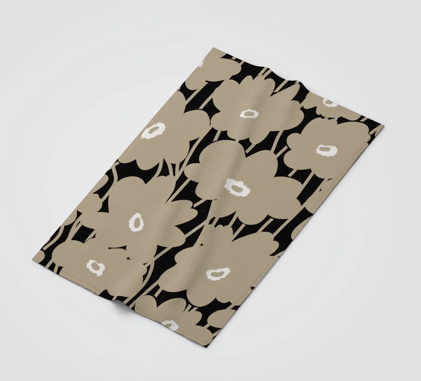 Botanisches Muster 10 Fleecedecke von Little Dean