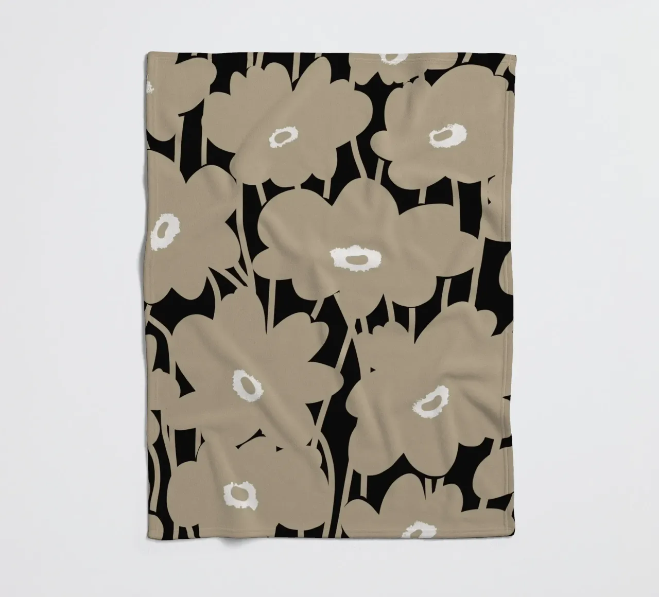 Botanisches Muster 10 Fleecedecke von Little Dean