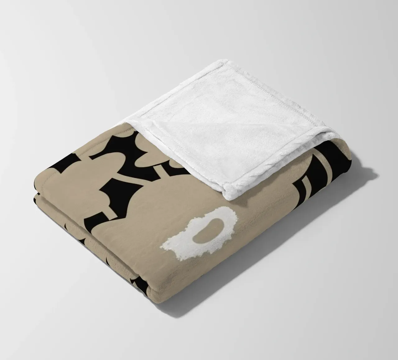 Botanisches Muster 10 Fleecedecke von Little Dean