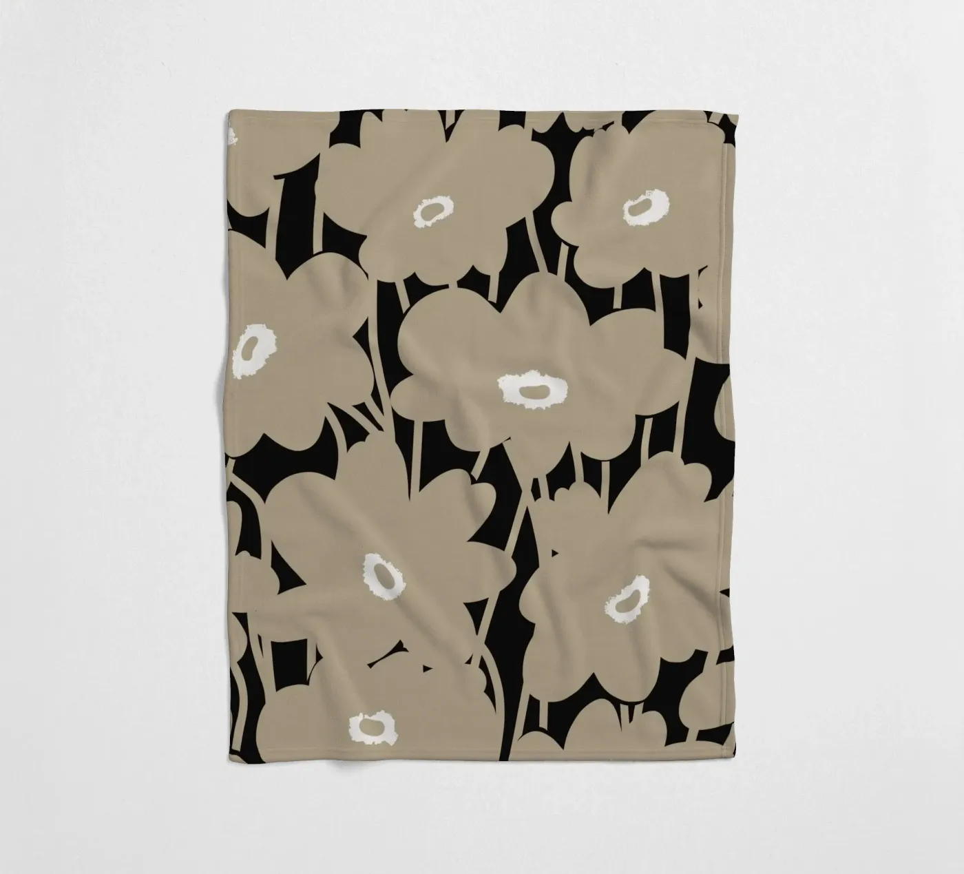 Botanisches Muster 10 Fleecedecke von Little Dean