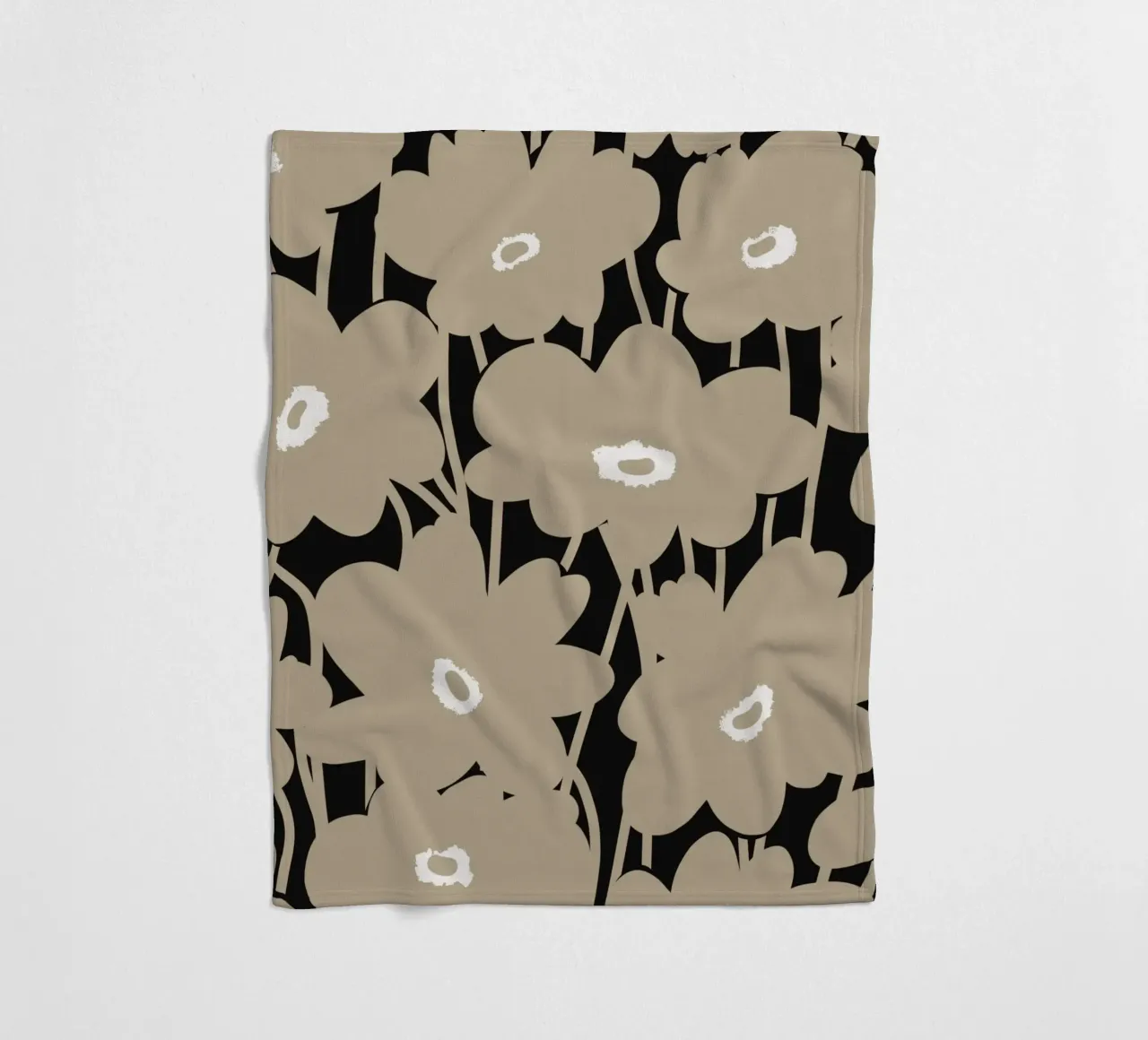 Botanisches Muster 10 Fleecedecke von Little Dean