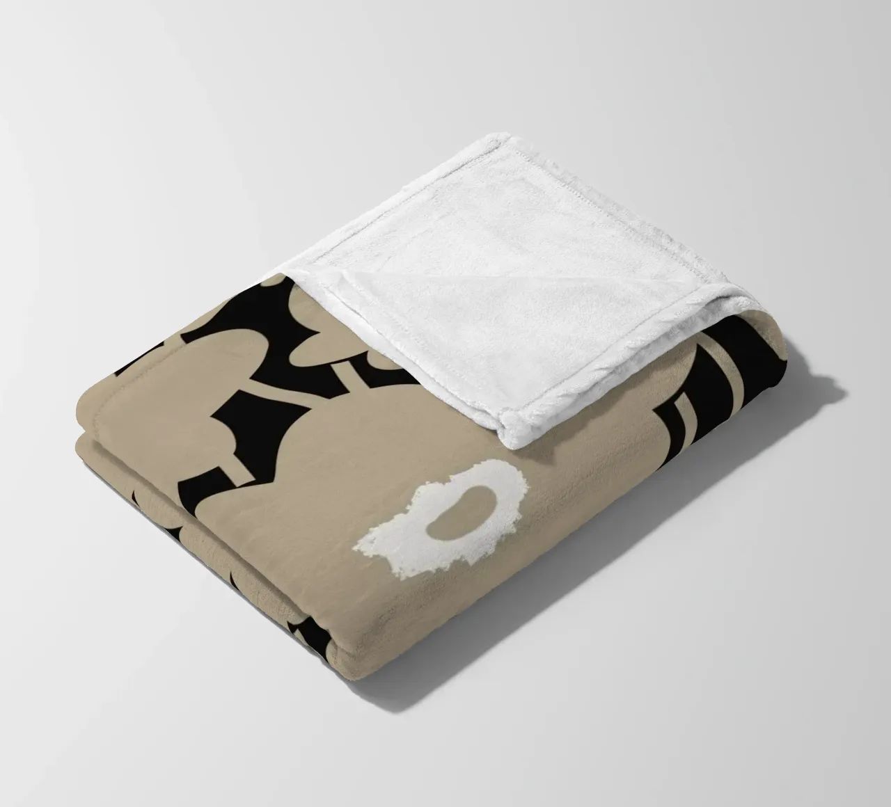 Botanisches Muster 10 Fleecedecke von Little Dean