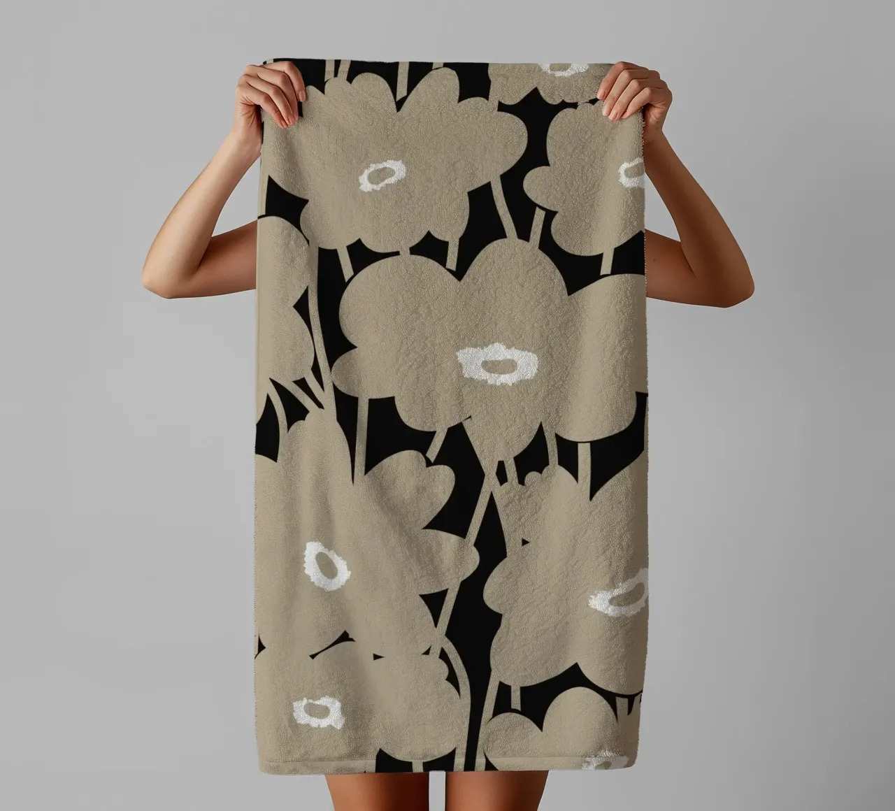 Botanical pattern 10 towel by Little Dean