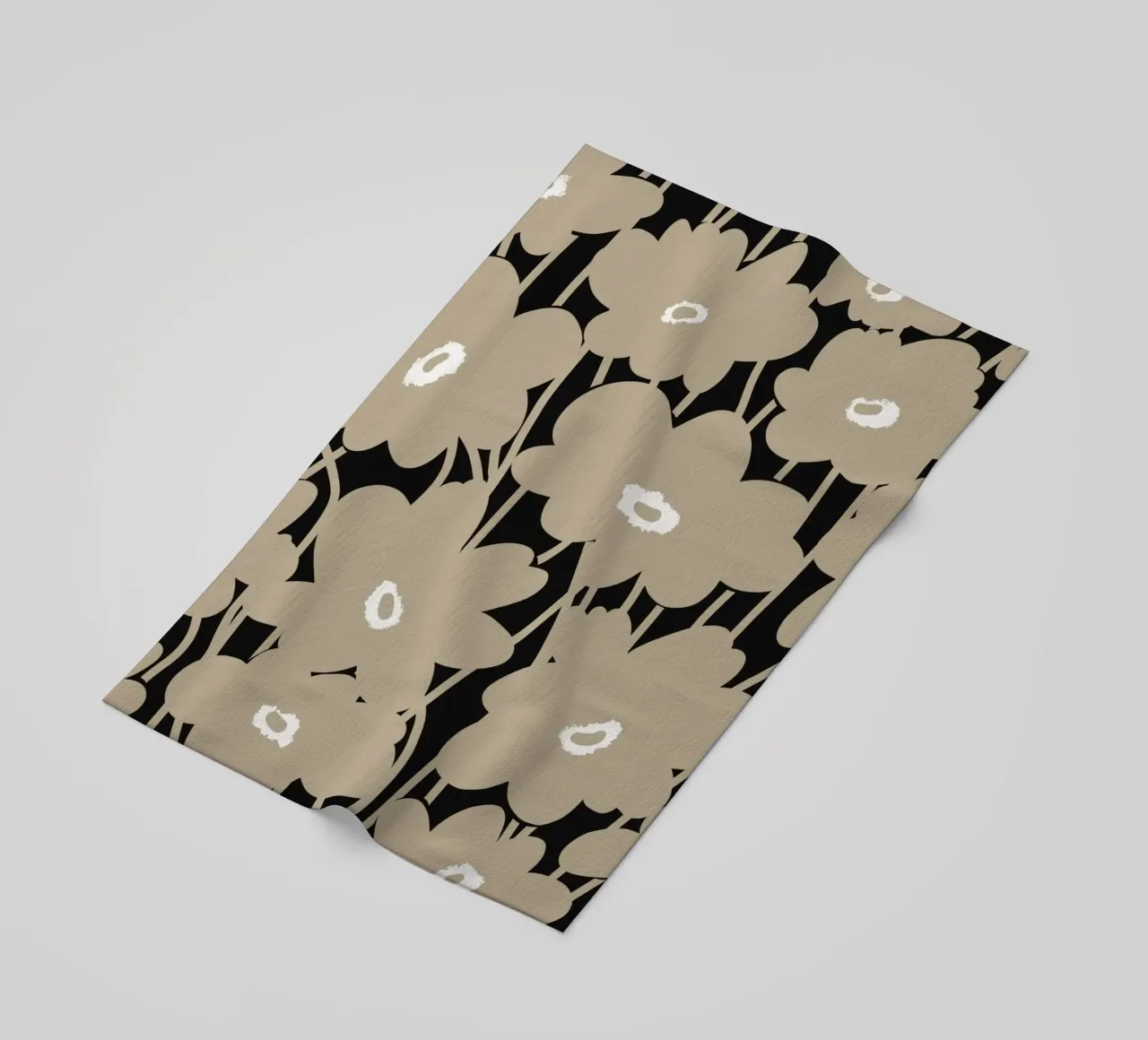 Botanisch patroon 10 strandhanddoek van Little Dean