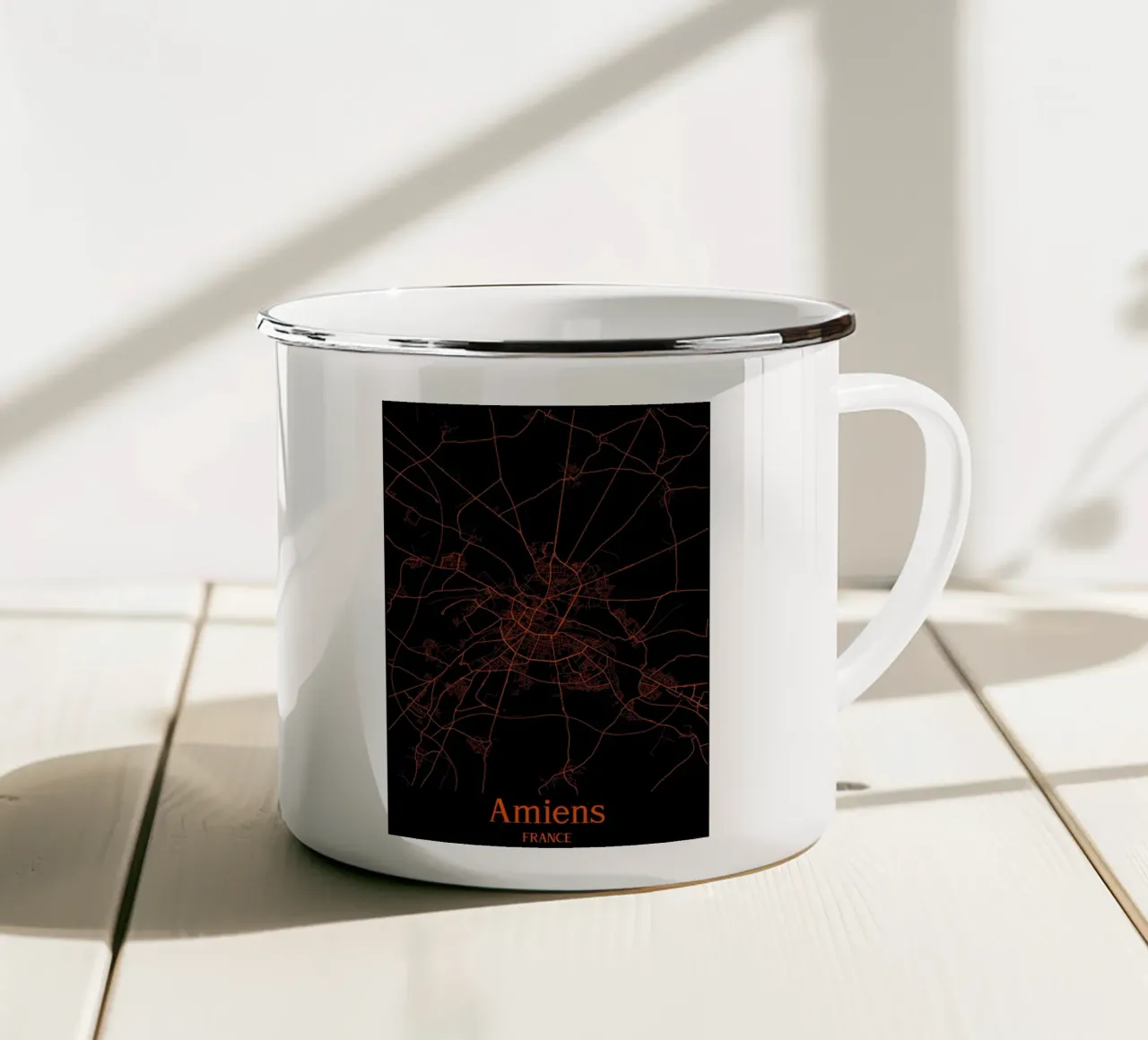 Amiens tazza in smalto da MiMap