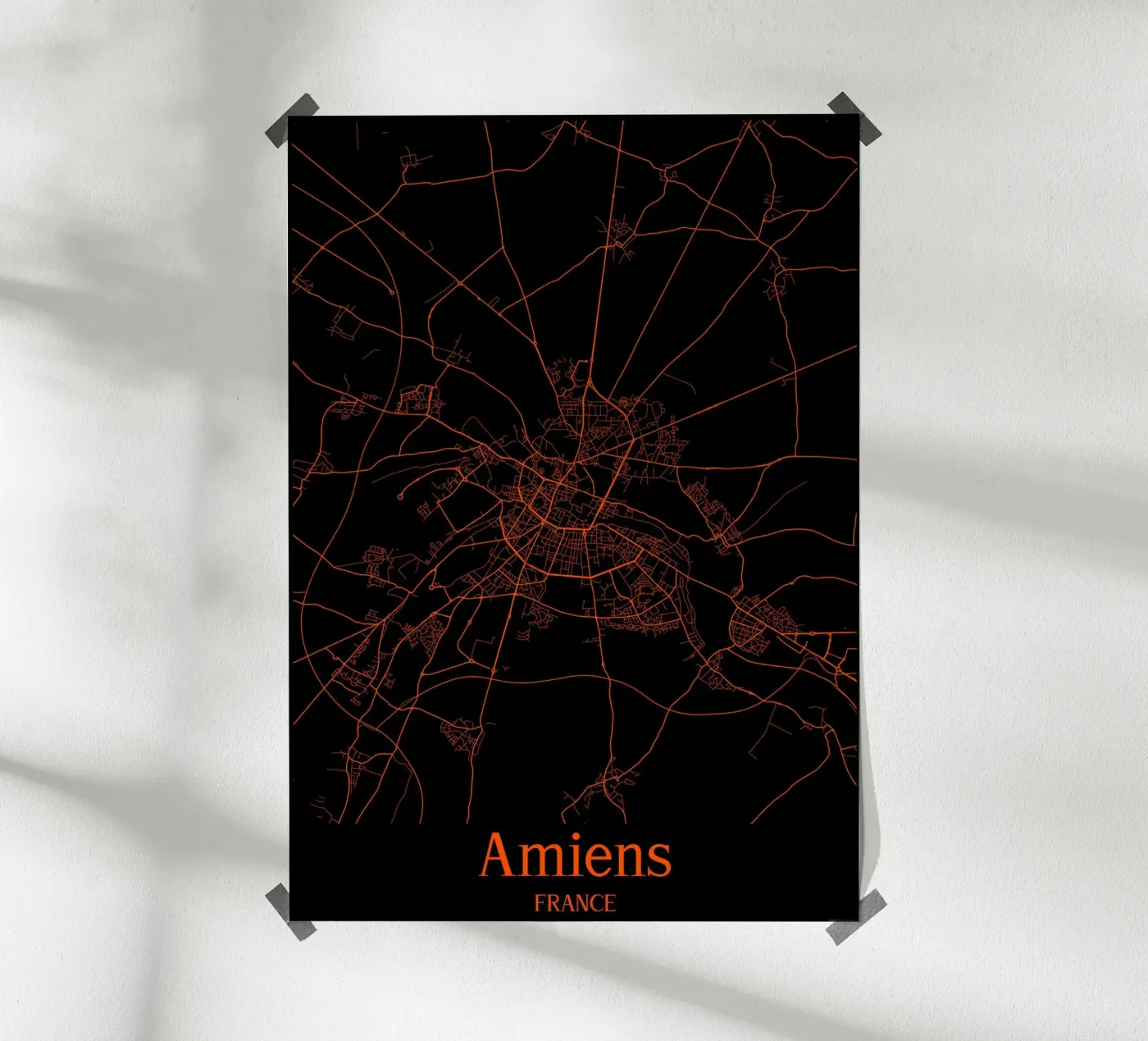 Amiens Poster von MiMap