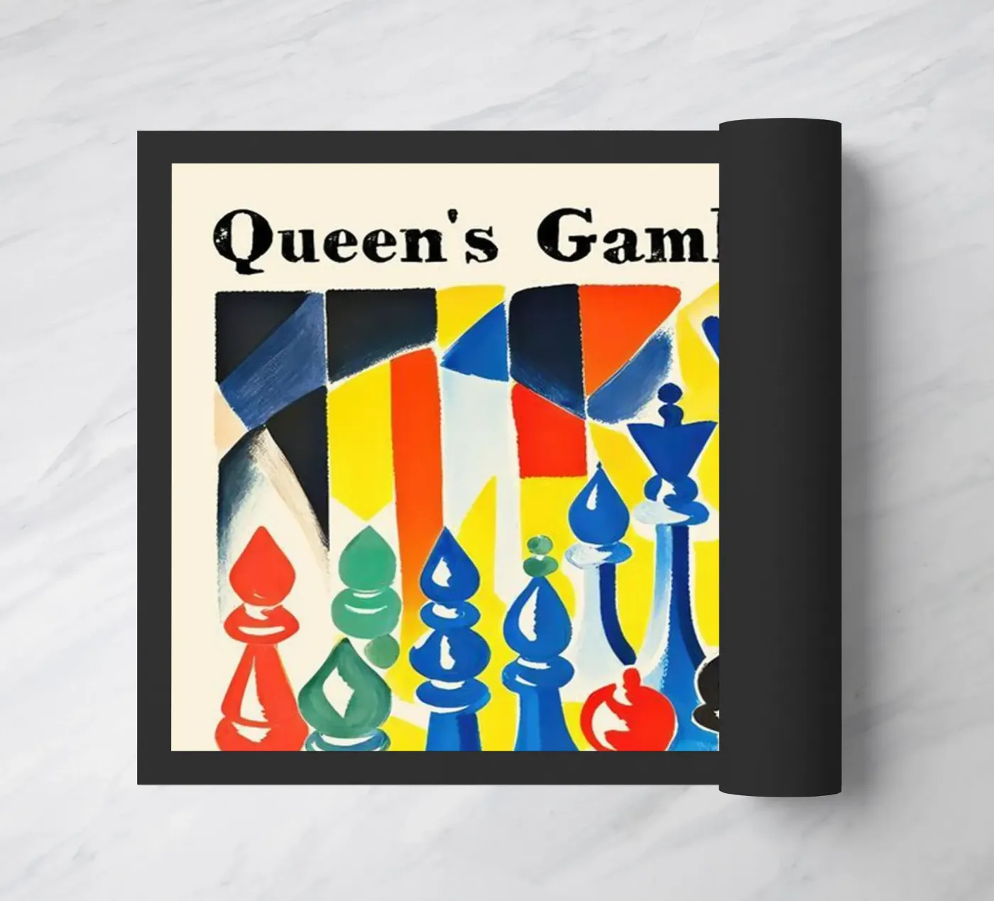 Queen Gambit deurmat van cosmos studio