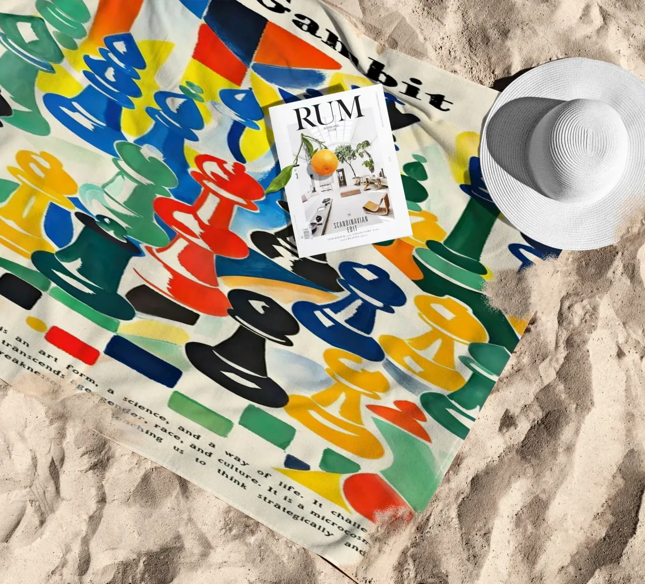 Gioco d'azzardo della regina telo mare da cosmos studio