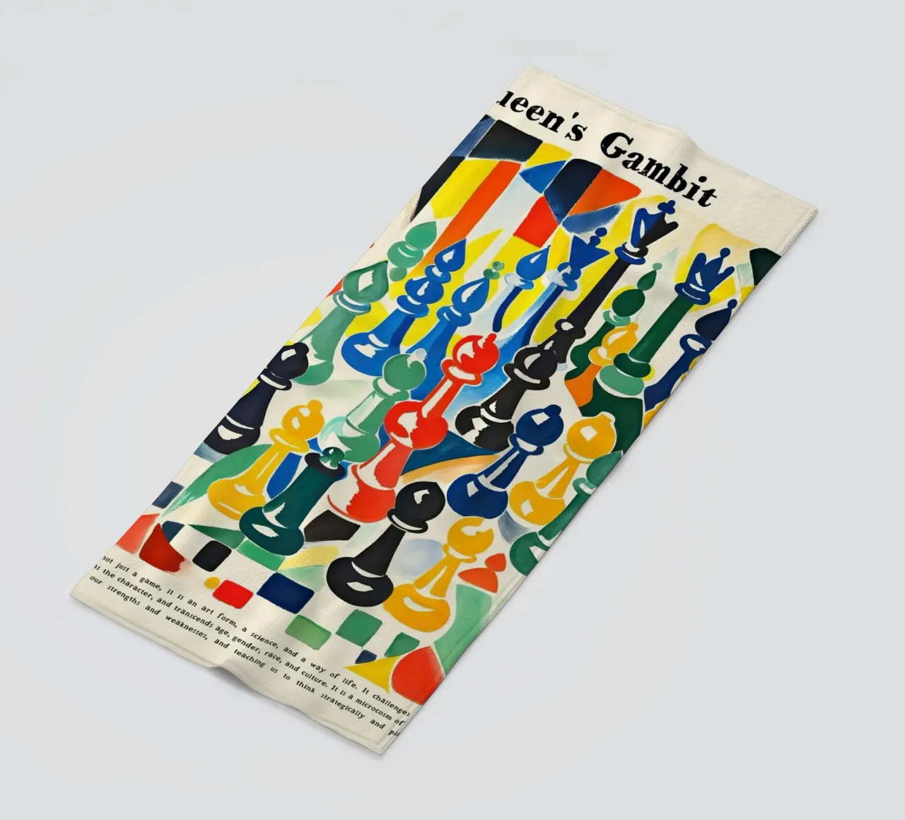 Gioco d'azzardo della regina telo mare da cosmos studio