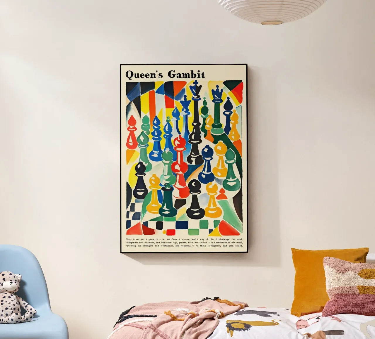 Damengambit Acryl-Glas von cosmos studio