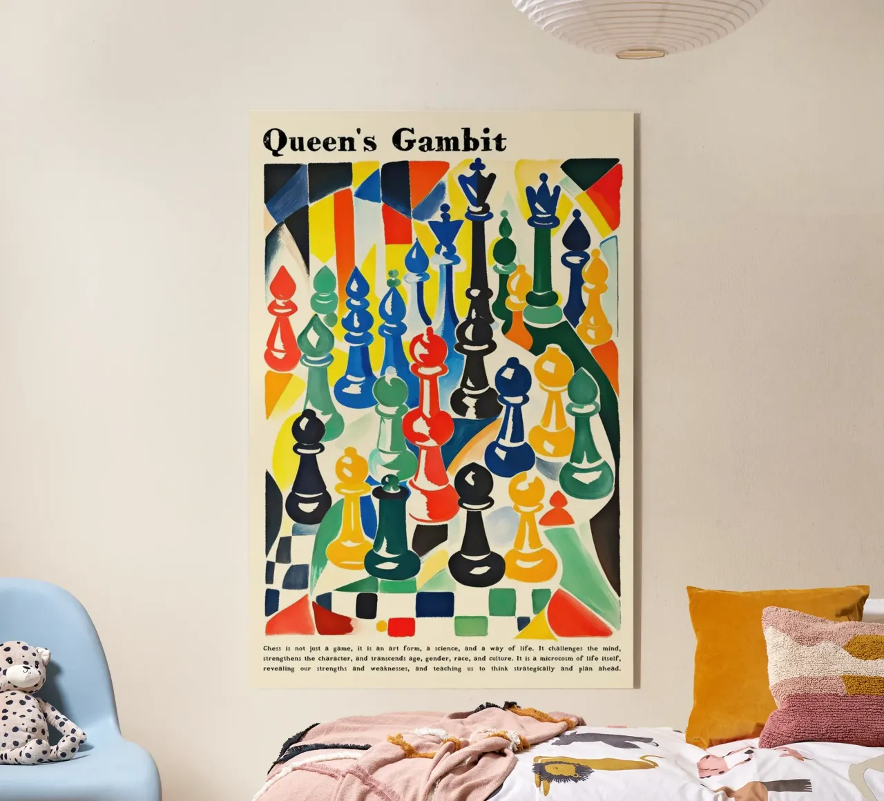 Damengambit Acryl-Glas von cosmos studio