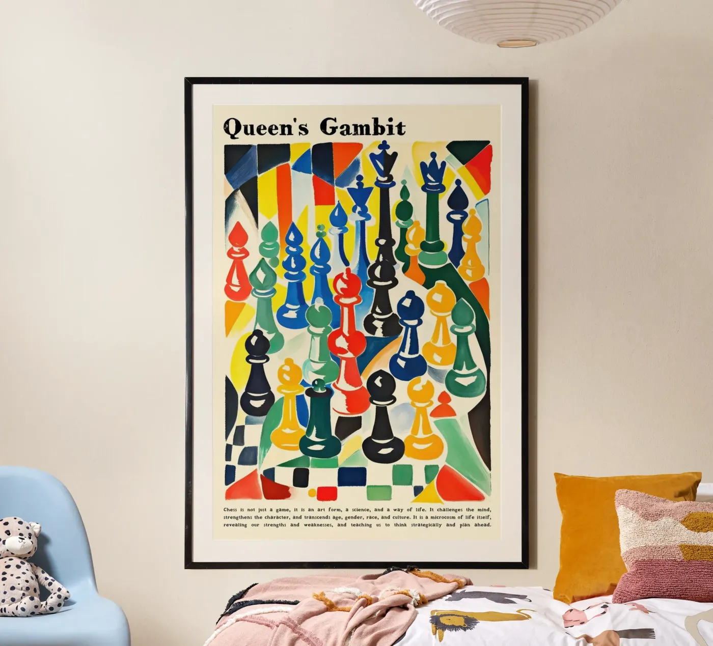 Queen Gambit poster van cosmos studio