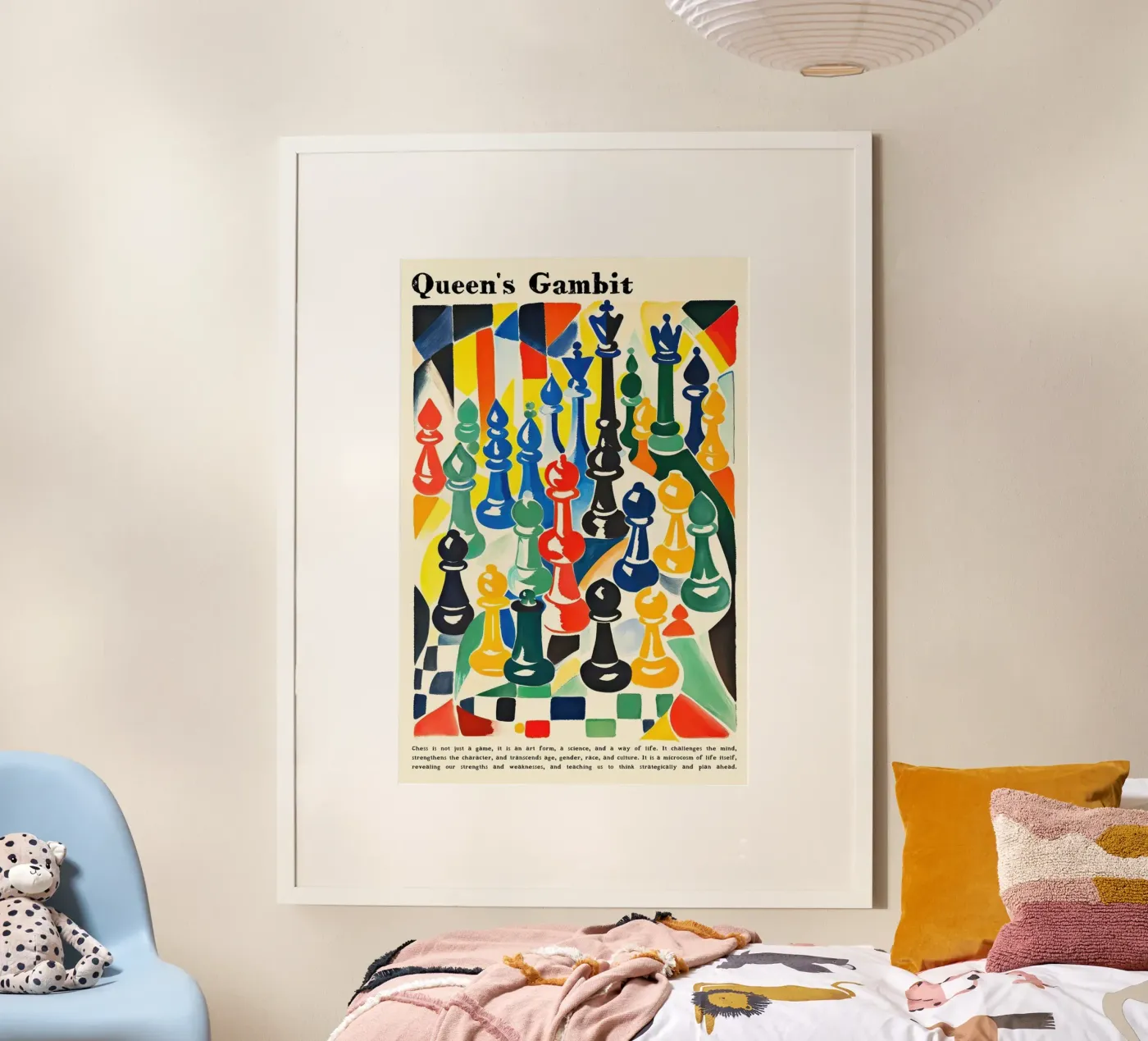 Queen Gambit poster van cosmos studio