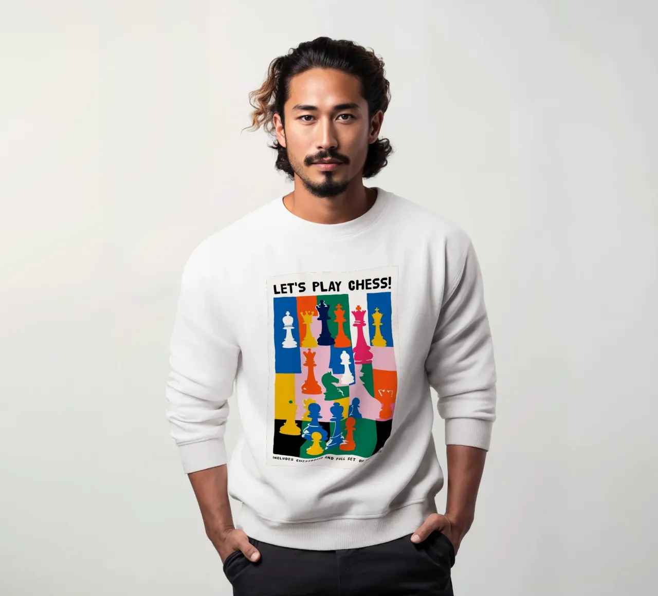 Giochiamo a scacchi felpa da cosmos studio