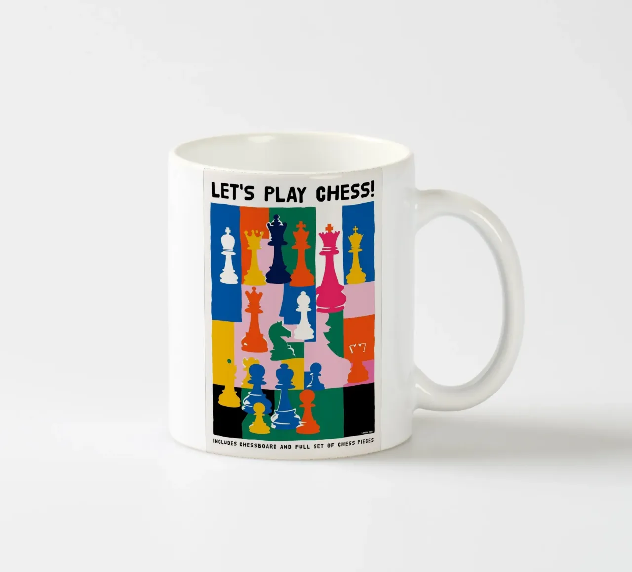 Giochiamo a scacchi tazza in ceramica da cosmos studio