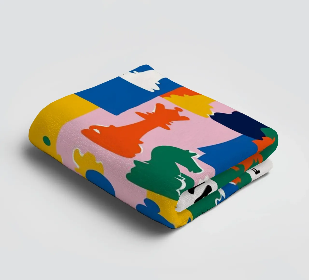 Lets Play Chess towel by cosmos studio