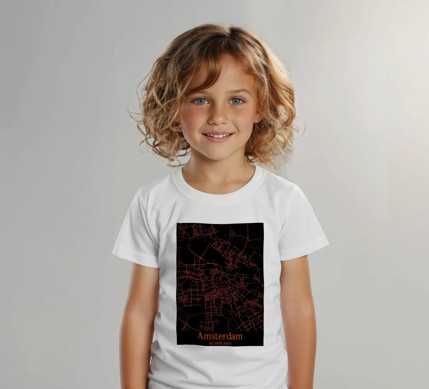 Amsterdam t-shirt bambini da MiMap