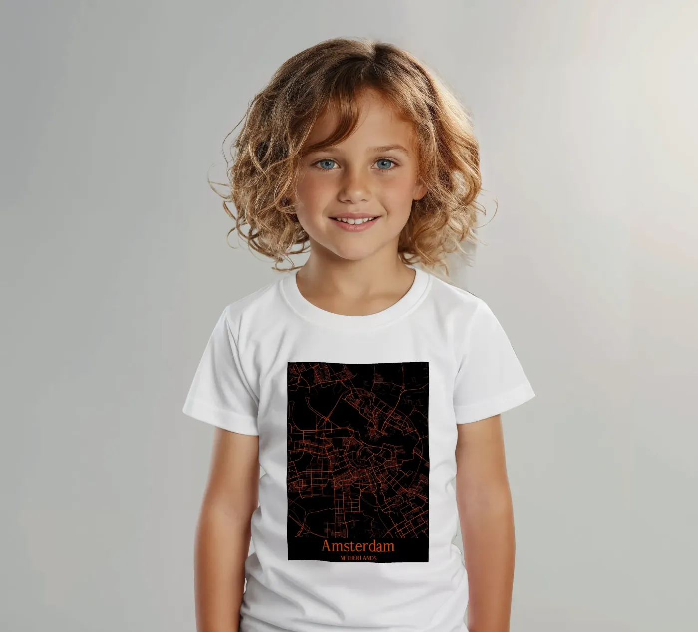 Amsterdam t-shirt bambini da MiMap