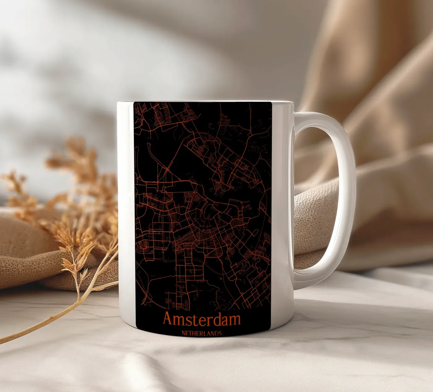 Amsterdam ceramic mug by MiMap
