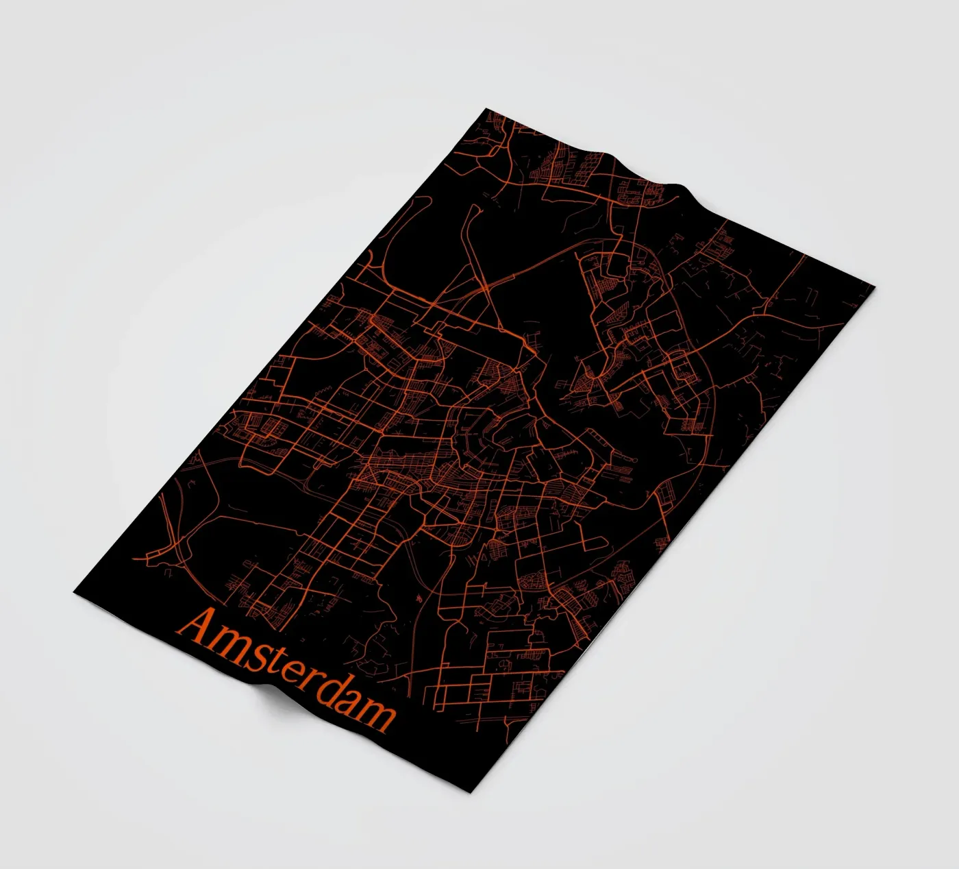 Amsterdam Fleecedecke von MiMap
