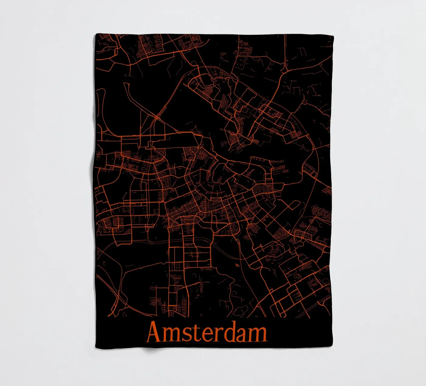 Amsterdam Fleecedecke von MiMap