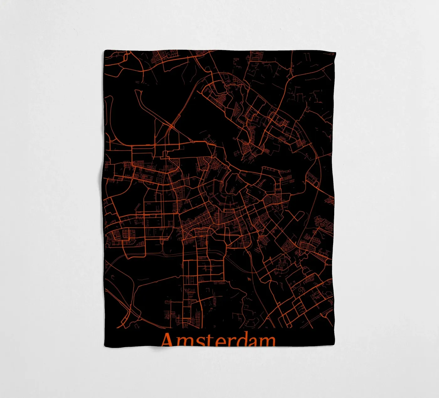 Amsterdam Fleecedecke von MiMap