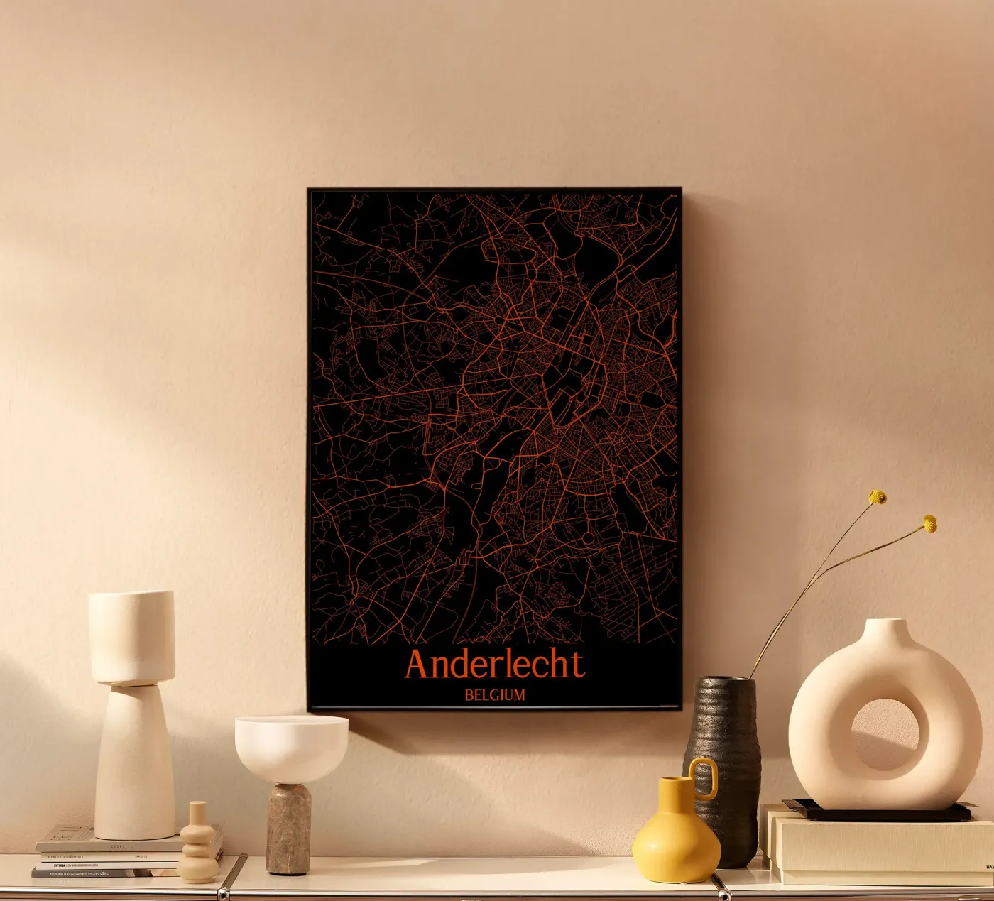 Anderlecht acryl van MiMap