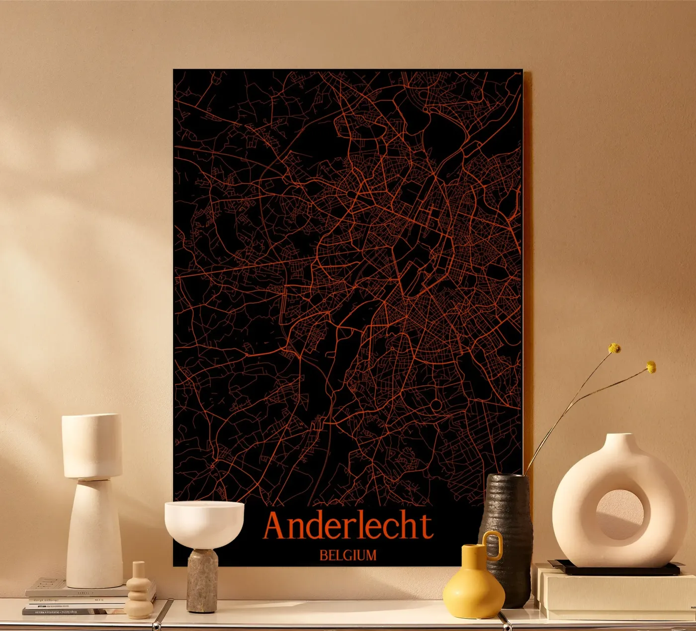 Anderlecht acryl van MiMap