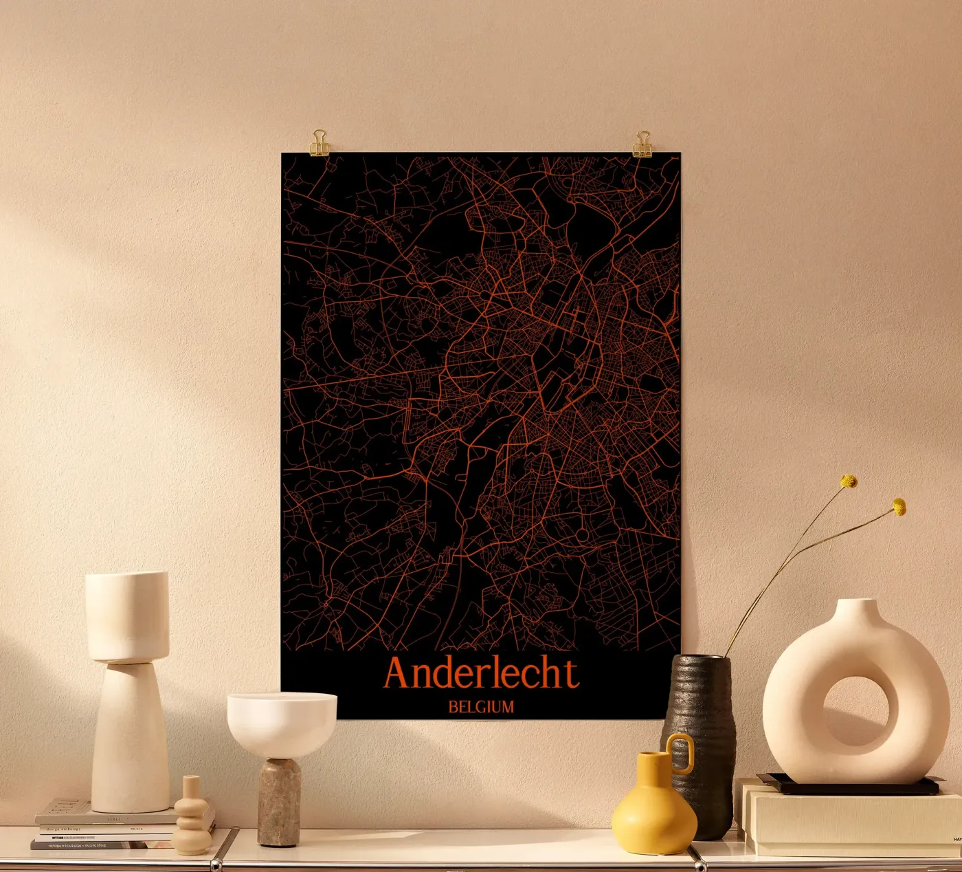 Anderlecht poster van MiMap