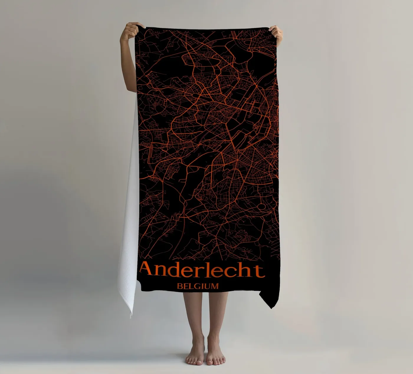 Anderlecht Strandtuch von MiMap