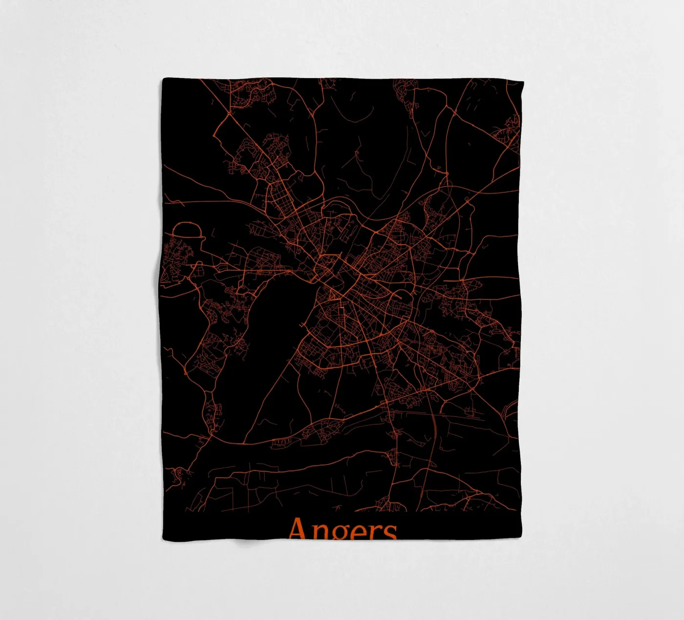 Angers fleece blanket by MiMap