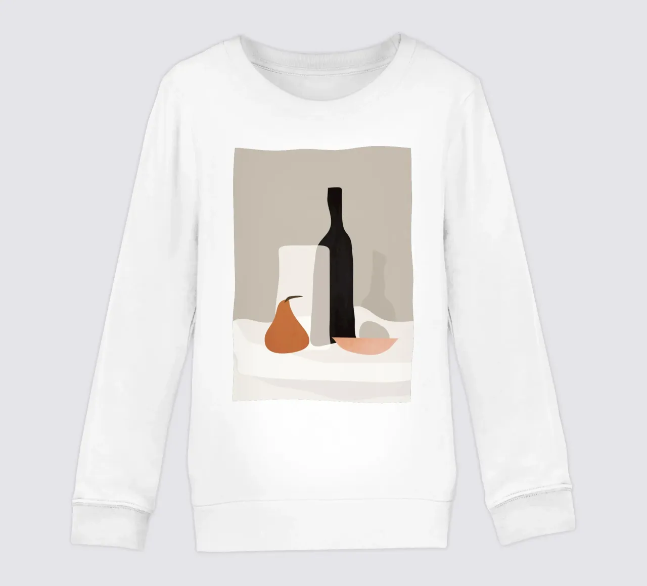 Minimalistisches Stilleben 2 Kinder Sweatshirt von ThingDesign
