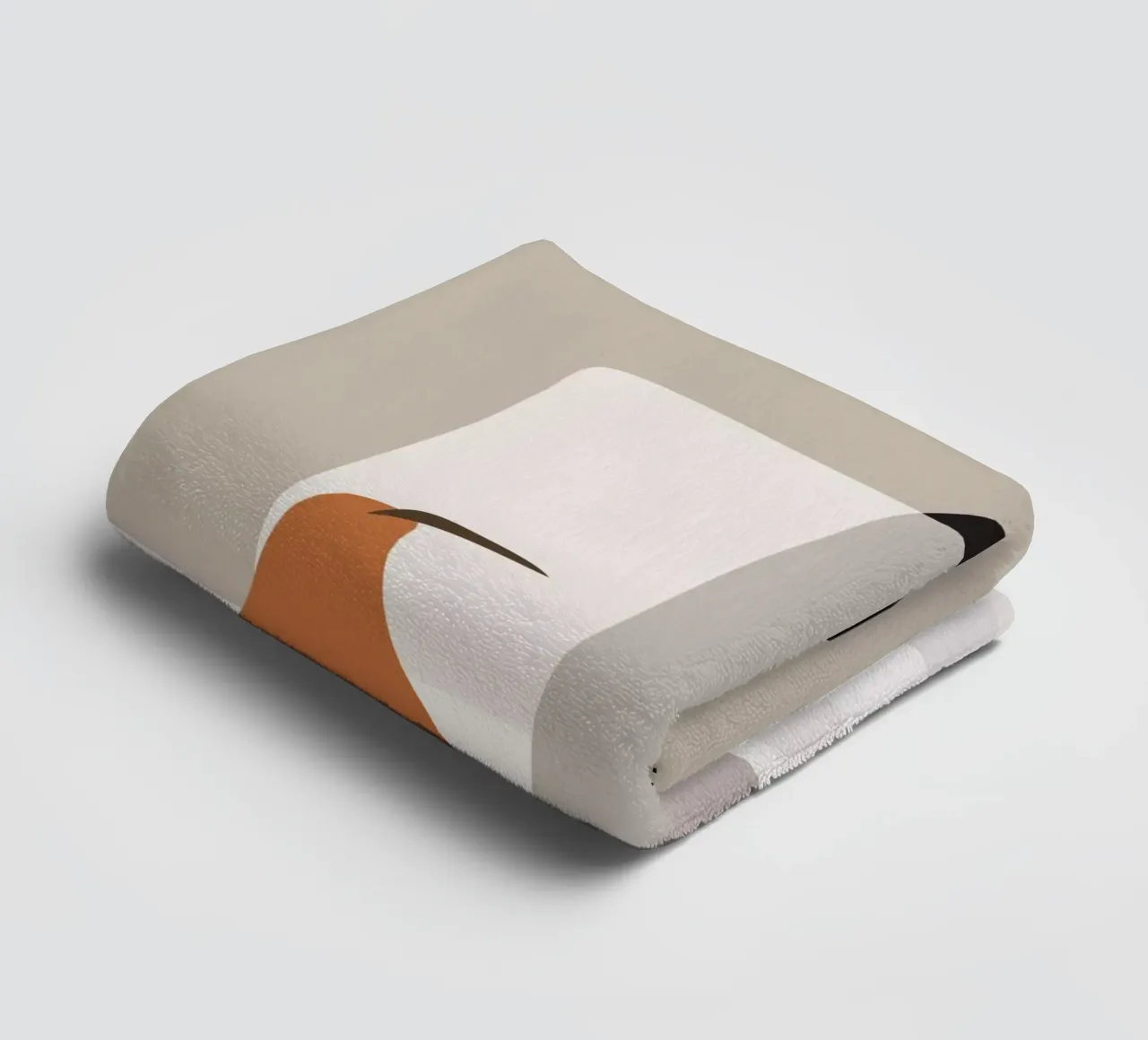 Minimalistisch stilleven 2 badhanddoek van ThingDesign