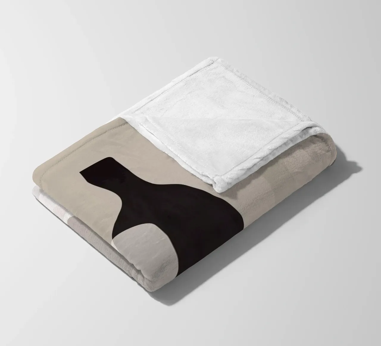 Minimalistisch stilleven 2 fleecedeken van ThingDesign