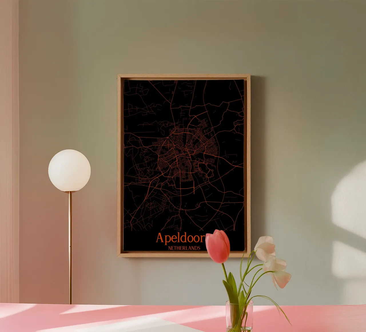 Apeldoorn tela con Cornice a cassetta da MiMap