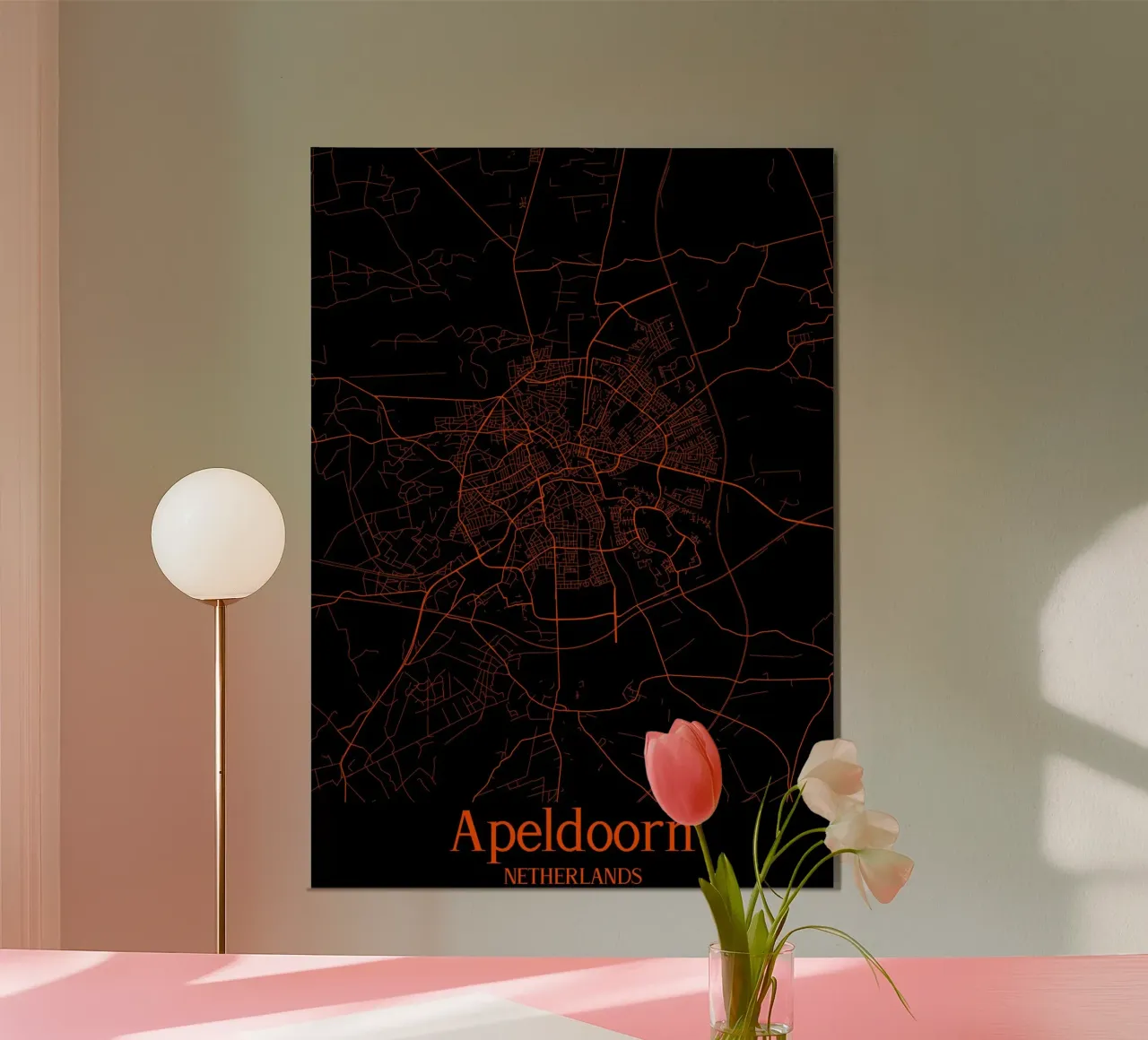 Apeldoorn poster con telaio in plastica da MiMap