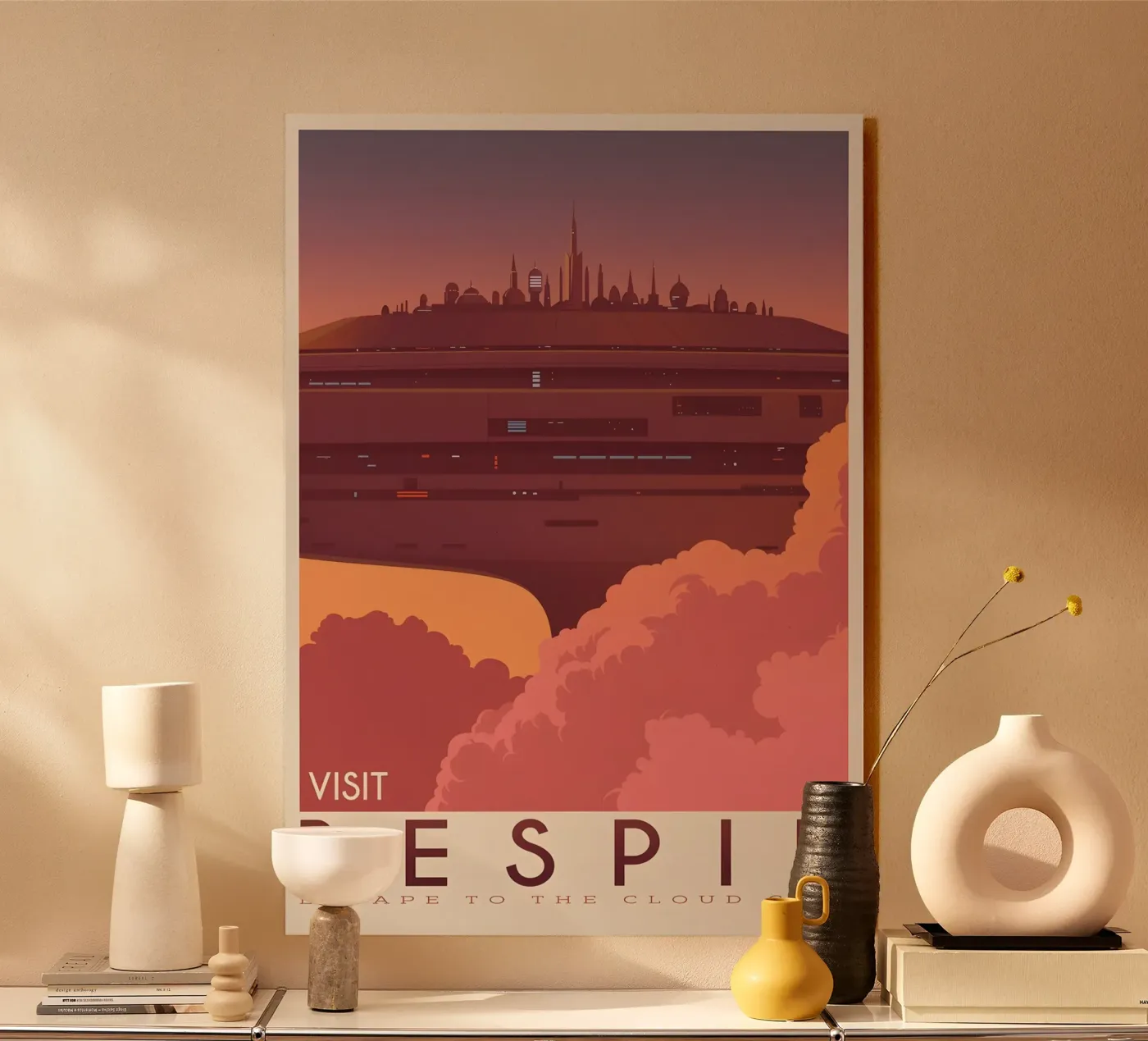 Visit Bespin Acryl-Glas von Robert Hoff