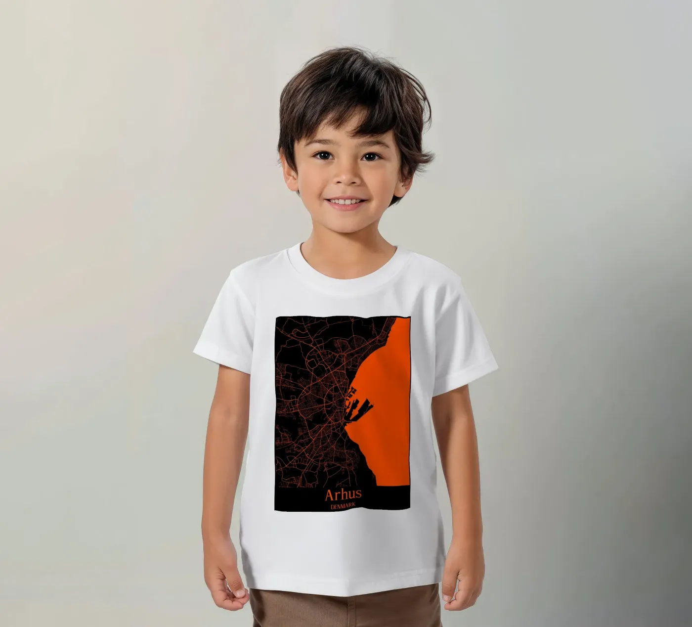Arhus t-shirt bambini da MiMap