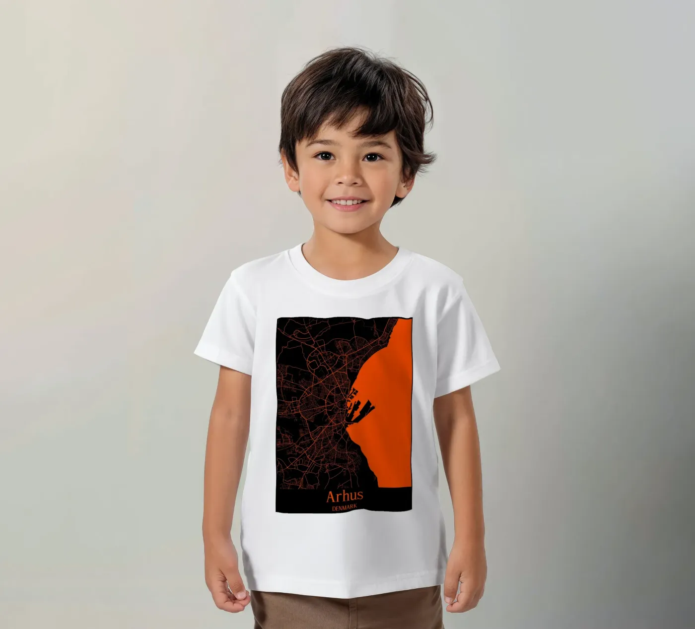 Arhus t-shirt bambini da MiMap