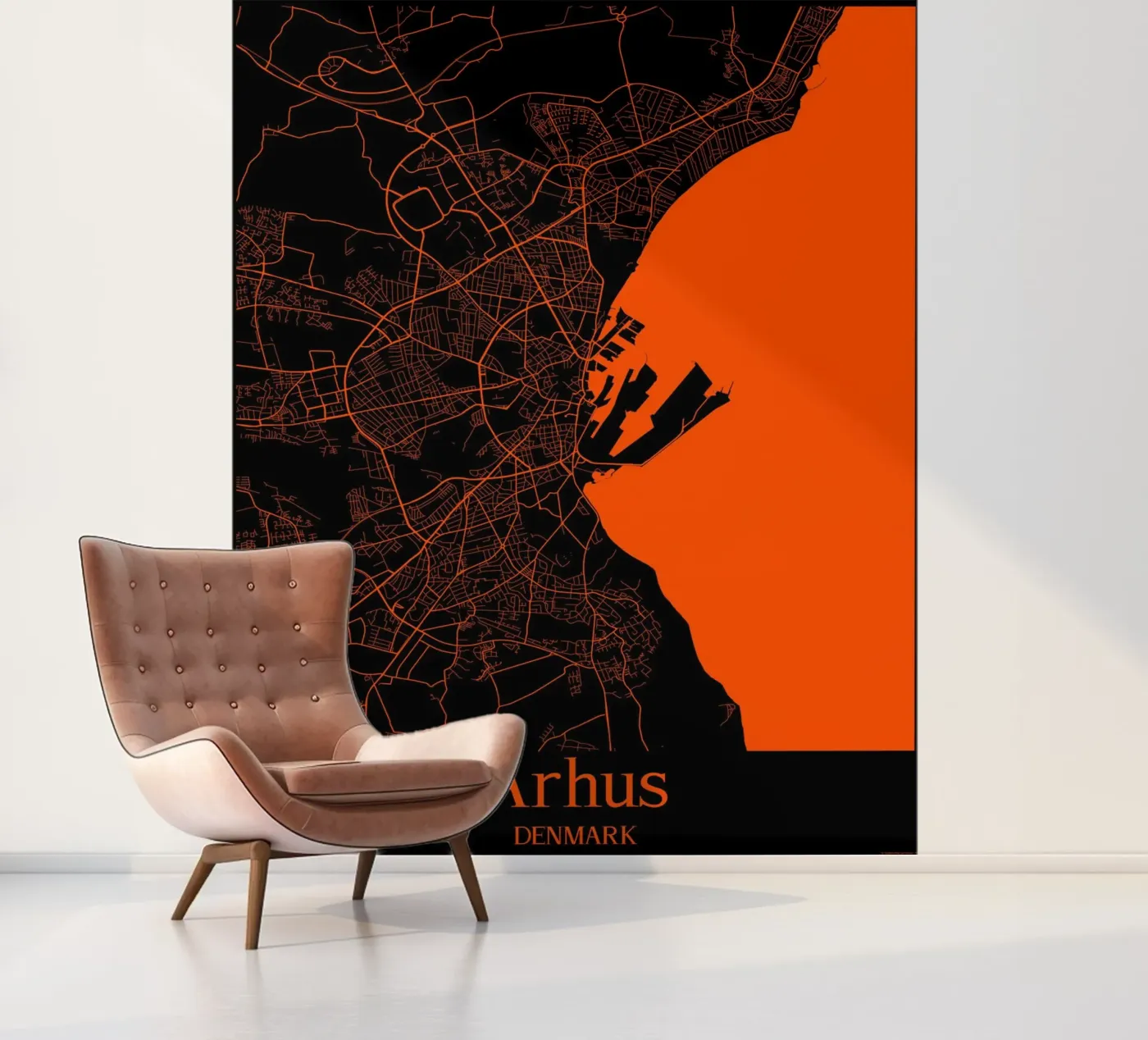 Arhus fotobehang van MiMap