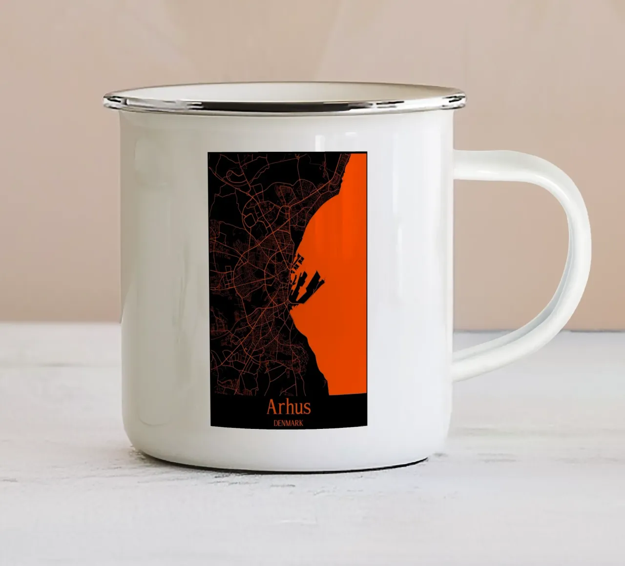 Arhus tazza in smalto da MiMap